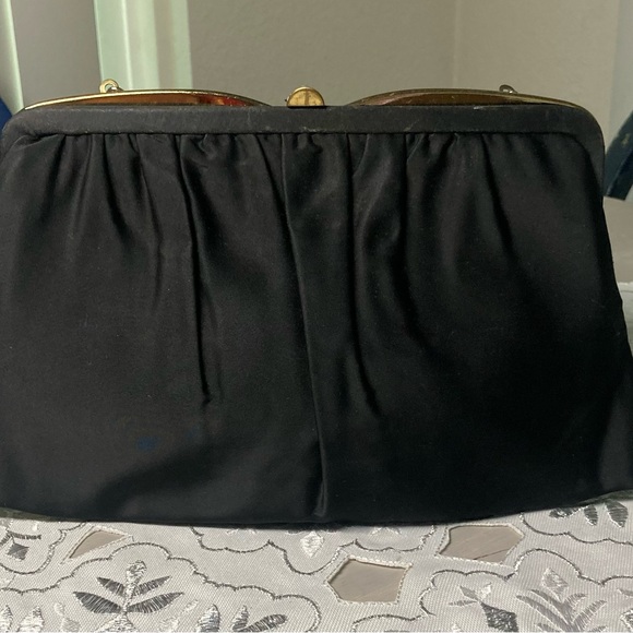 ANDE’ SATIN VINTAGE EVENING CLUTCH/ HANDBAG - Picture 5 of 5